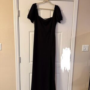 Windsor Classic Black Maxi Dress